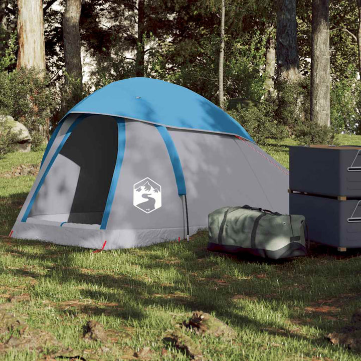 Cort Camping Cupolă 1 Persoană Alb, Țesătură Opacă, Impermeabil