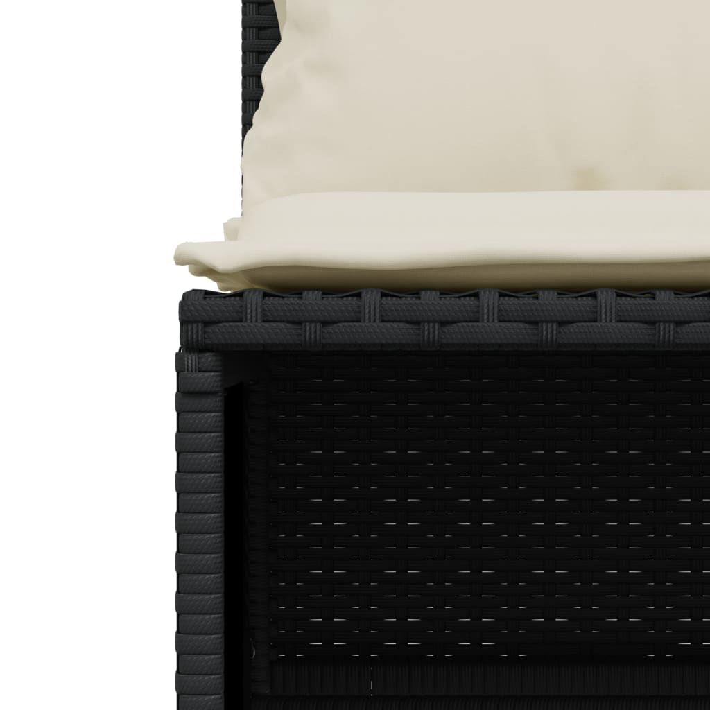 Set Mobilier De Grădină Cu Perne, 4 Piese, , Poliratan