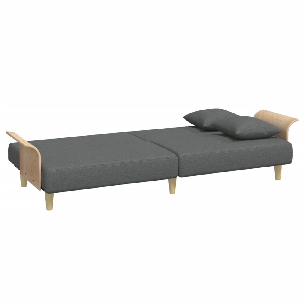 Canapea Extensibilă 2 Locuri/Perne/Taburet, , Catifea