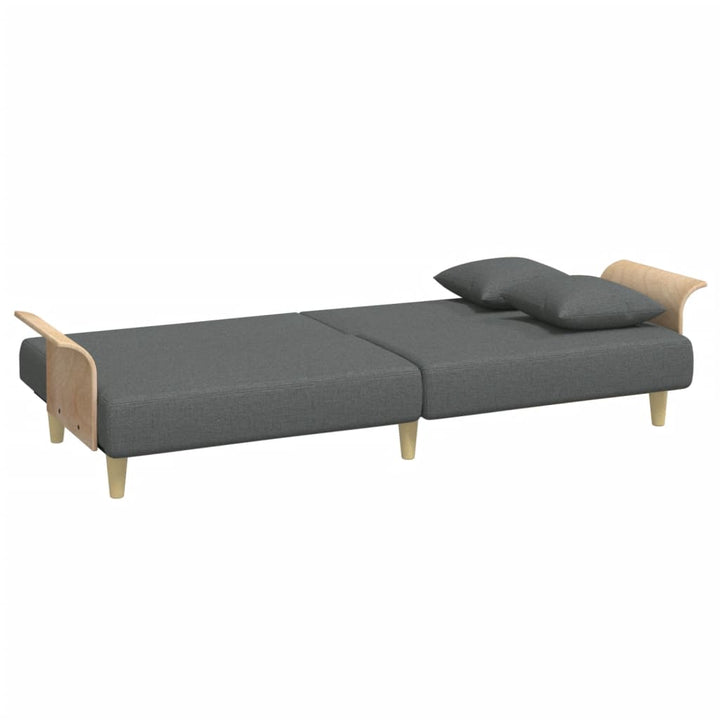 Canapea Extensibilă 2 Locuri/Perne/Taburet, , Catifea