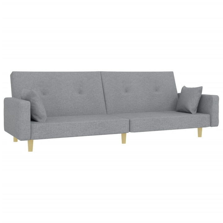 Canapea Extensibilă Cu Taburet, 2 Locuri, , Textil