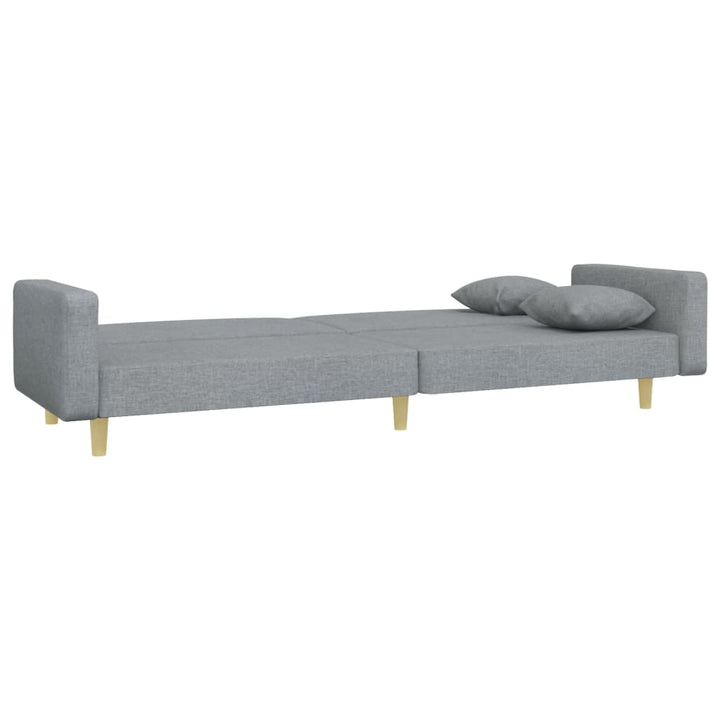 Canapea Extensibilă Cu Taburet, 2 Locuri, , Textil