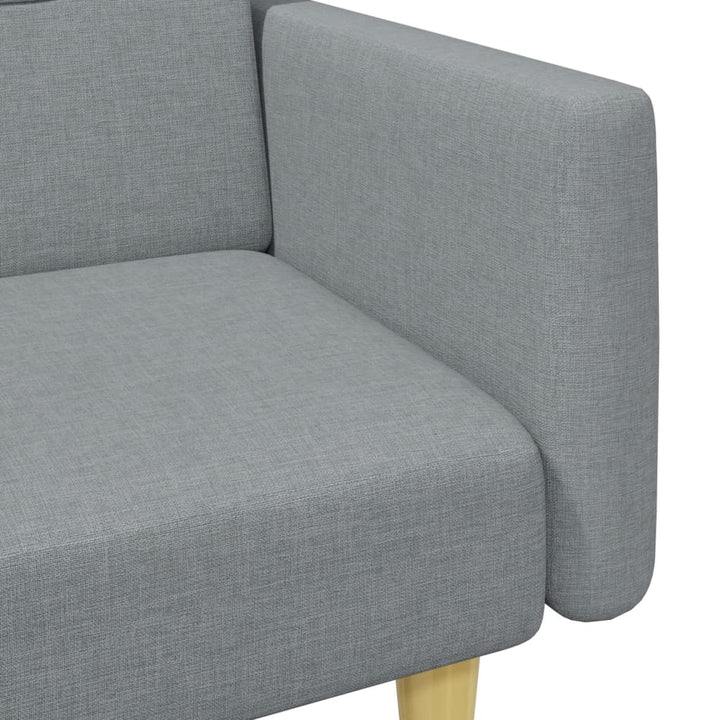 Canapea Extensibilă Cu Taburet, 2 Locuri, , Textil