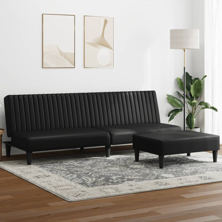 Set De Canapele, 2 Piese, , Piele Ecologică