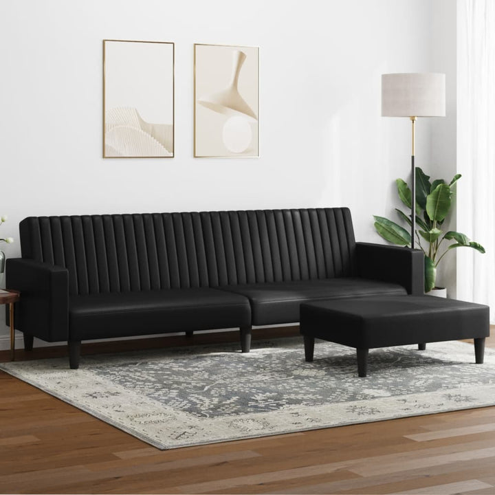 Set De Canapele, 2 Piese, , Piele Ecologică