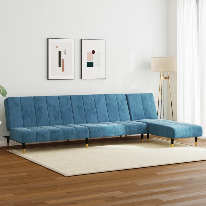 Canapea Extensibilă Formă De L 275X140X70 Cm Catifea