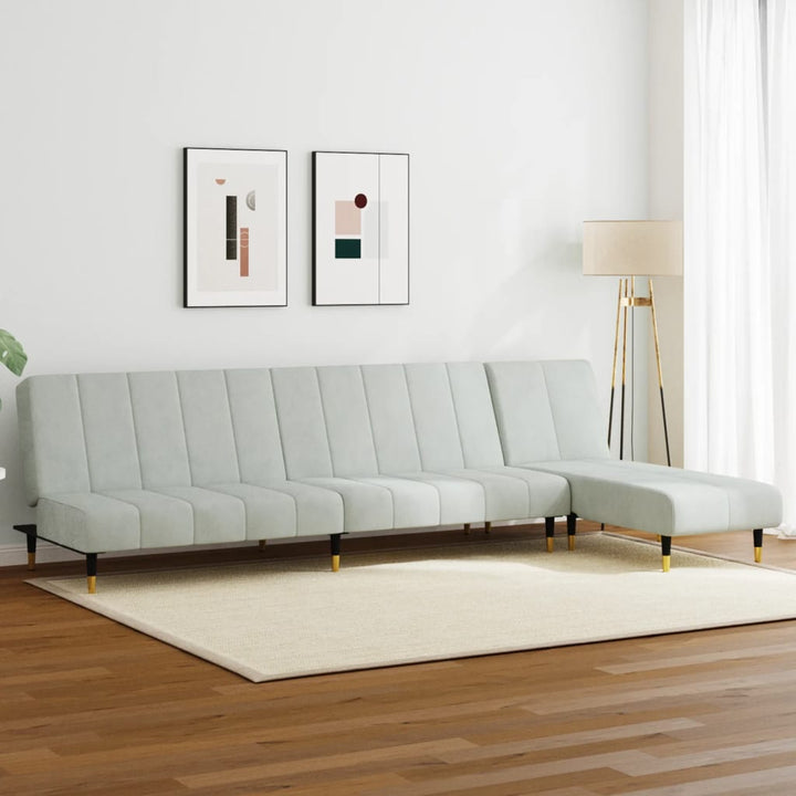 Canapea Extensibilă Formă De L 275X140X70 Cm Catifea