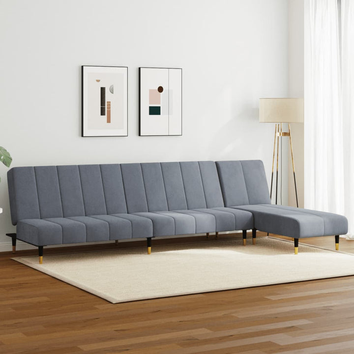 Canapea Extensibilă Formă De L 275X140X70 Cm Catifea