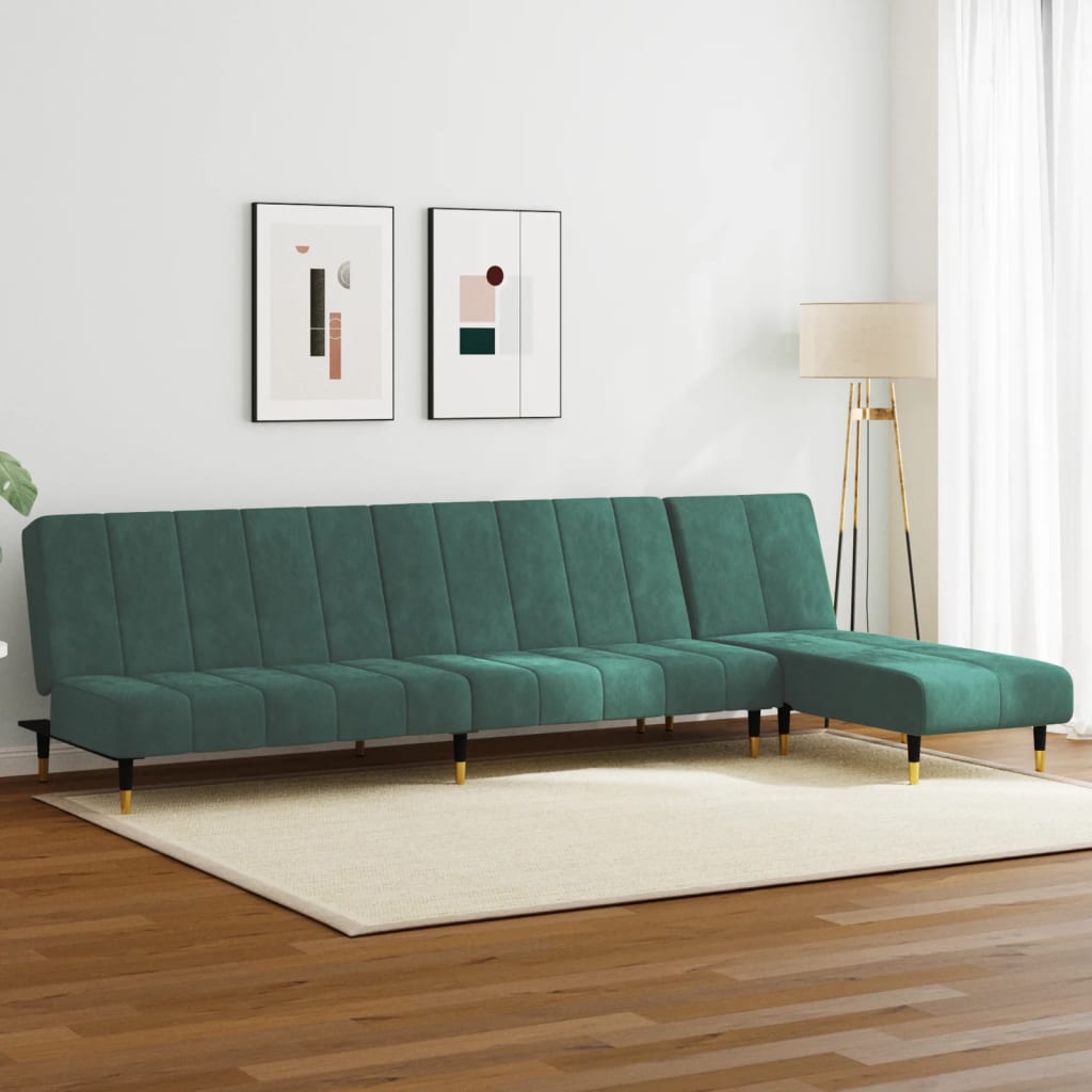 Canapea Extensibilă Formă De L 275X140X70 Cm Catifea