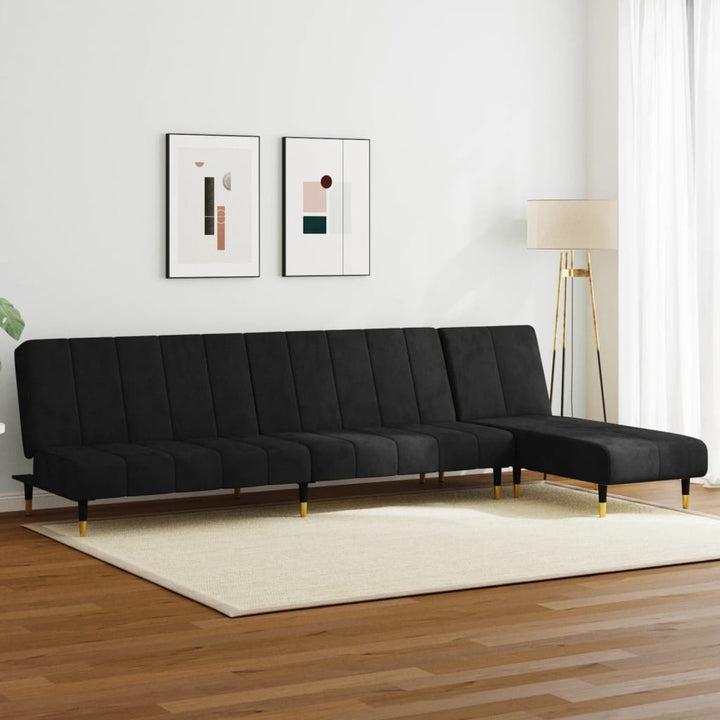Canapea Extensibilă Formă De L 275X140X70 Cm Catifea