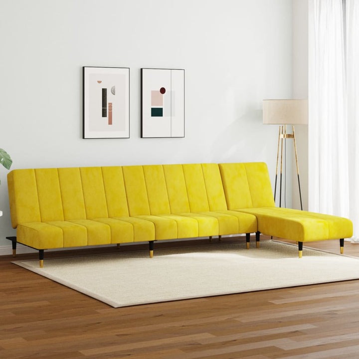 Canapea Extensibilă Formă De L 275X140X70 Cm Catifea