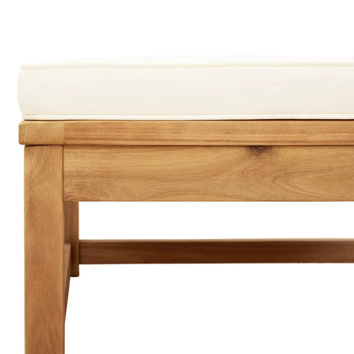 Set Mobilier De Grădină Cu Perne, 5 Buc., Lemn Masiv Acacia