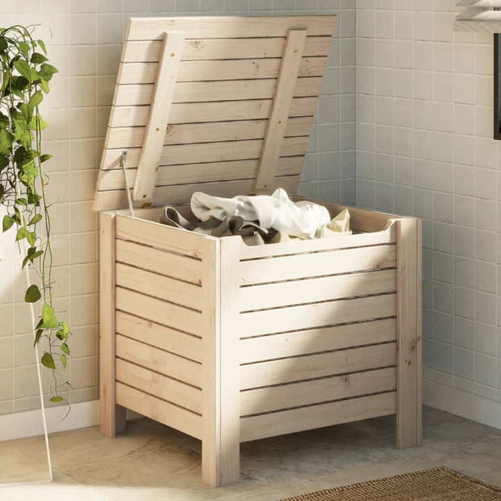 Cutie De Depozitare Cu Capac &quot;Rana&quot; 100X49X54Cm, Lemn Masiv Pin