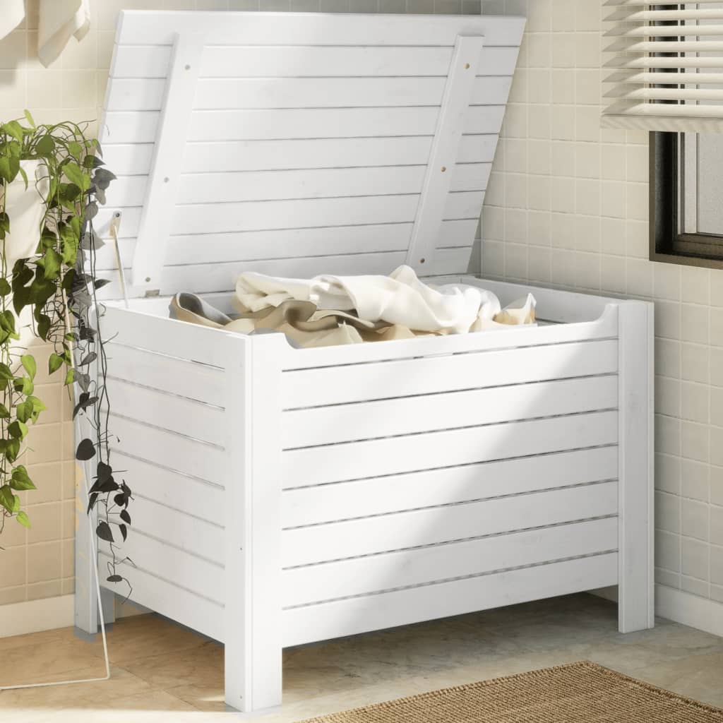 Cutie De Depozitare Cu Capac &quot;Rana&quot; 100X49X54Cm, Lemn Masiv Pin