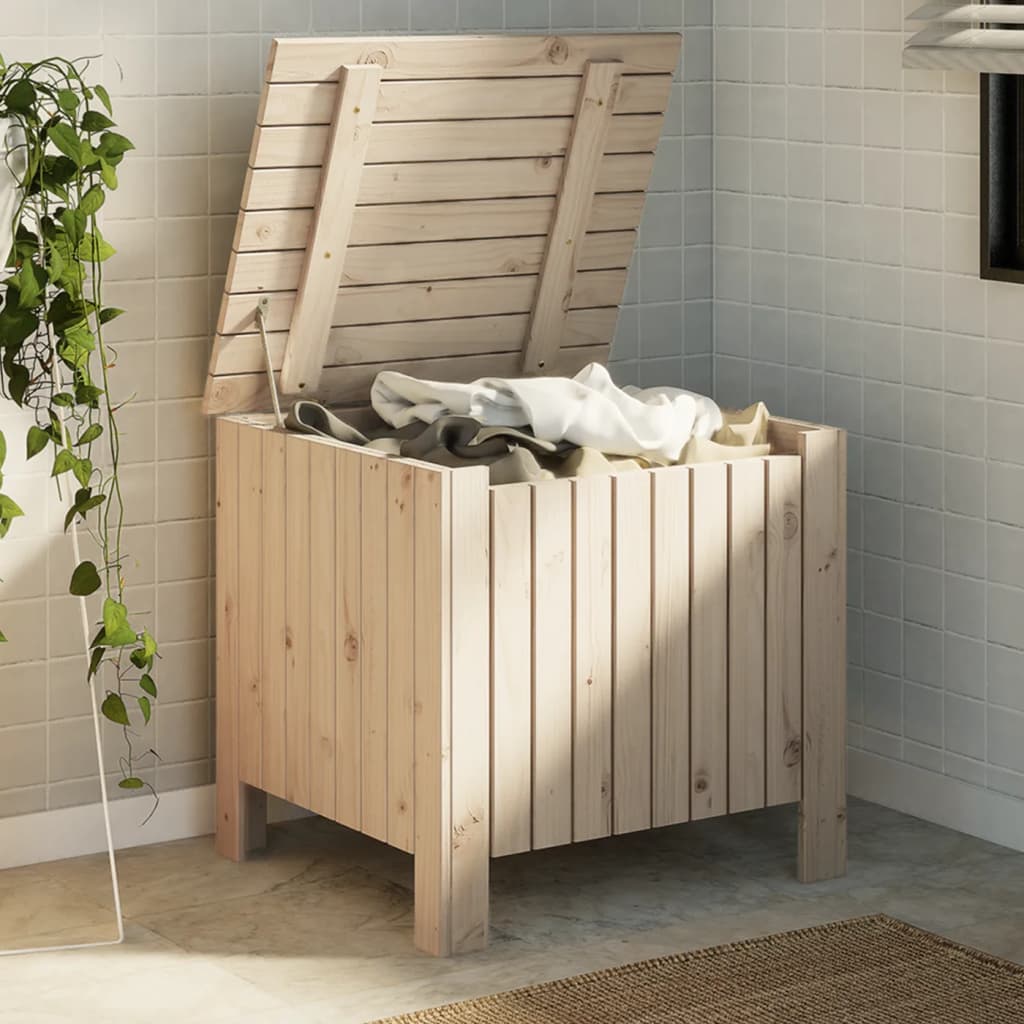 Cutie De Depozitare Cu Capac &quot;Rana&quot; 100X49X54Cm, Lemn Masiv Pin