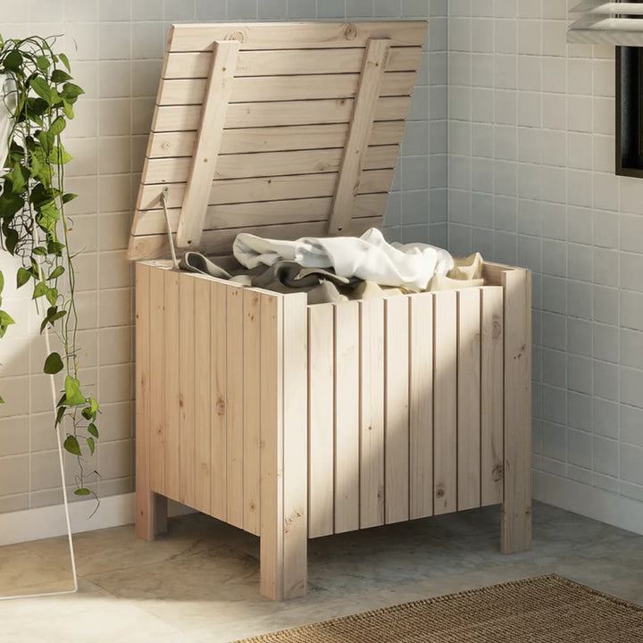 Cutie De Depozitare Cu Capac &quot;Rana&quot; 100X49X54Cm, Lemn Masiv Pin