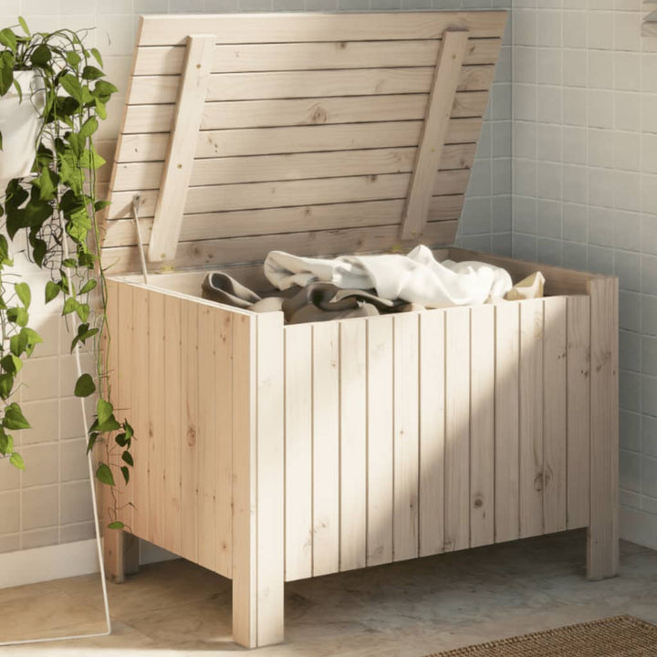 Cutie De Depozitare Cu Capac &quot;Rana&quot; 100X49X54Cm, Lemn Masiv Pin