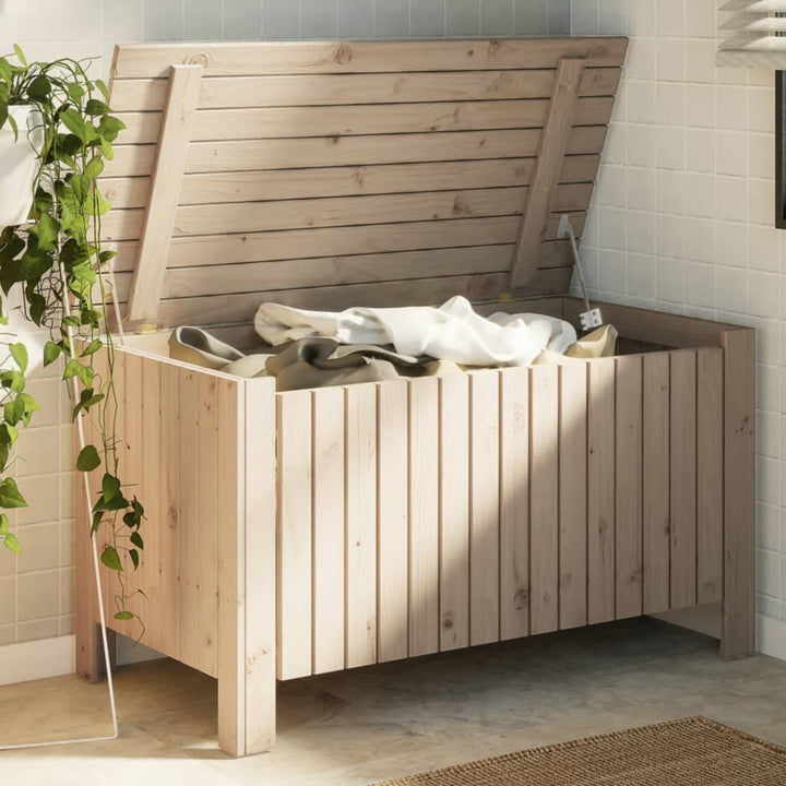 Cutie De Depozitare Cu Capac &quot;Rana&quot; 100X49X54Cm, Lemn Masiv Pin