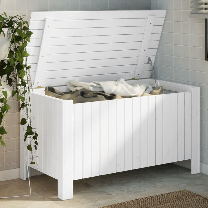 Cutie De Depozitare Cu Capac &quot;Rana&quot; 100X49X54Cm, Lemn Masiv Pin