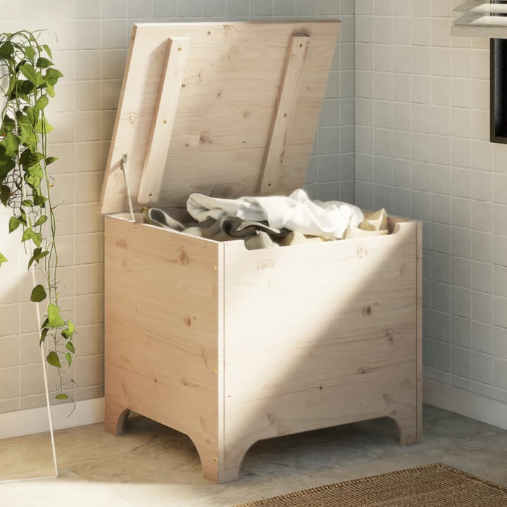 Cutie De Depozitare Cu Capac &quot;Rana&quot; 100X49X54Cm, Lemn Masiv Pin
