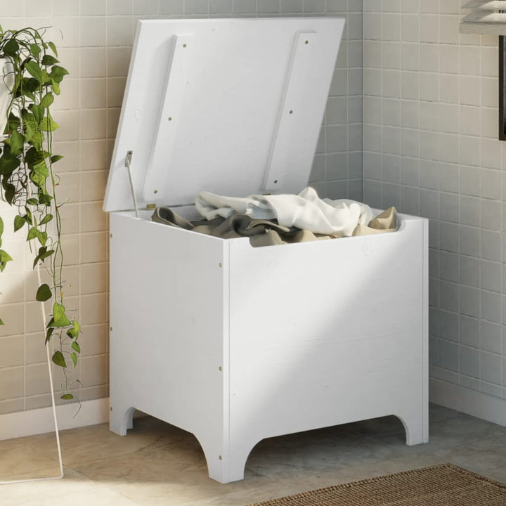 Cutie De Depozitare Cu Capac &quot;Rana&quot; 100X49X54Cm, Lemn Masiv Pin