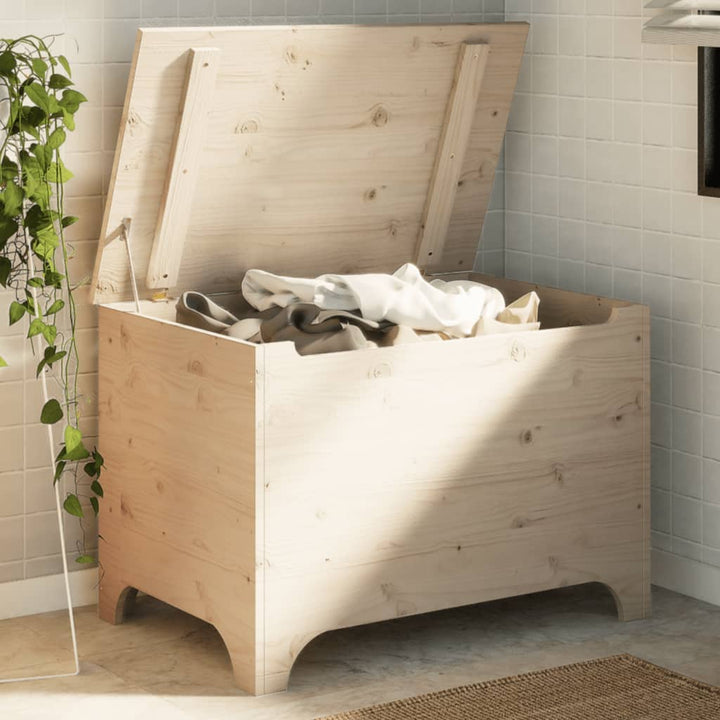 Cutie De Depozitare Cu Capac &quot;Rana&quot; 100X49X54Cm, Lemn Masiv Pin