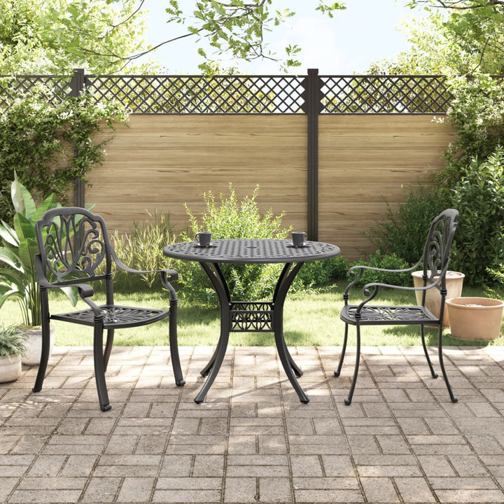 Set Mobilier De Grădină, 5 Piese, , Aluminiu Turnat