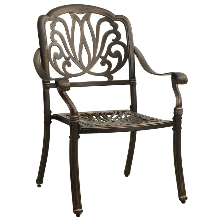 Set Mobilier De Grădină, 5 Piese, , Aluminiu Turnat