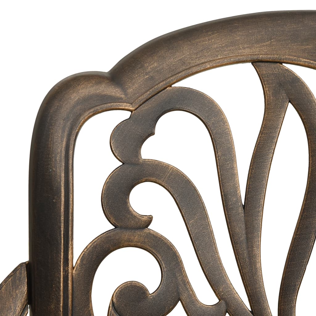 Set Mobilier De Grădină, 5 Piese, , Aluminiu Turnat