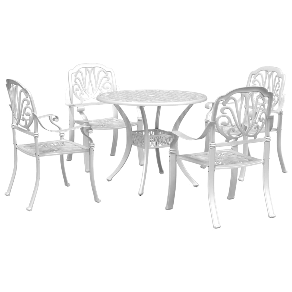 Set Mobilier De Grădină, 5 Piese, , Aluminiu Turnat