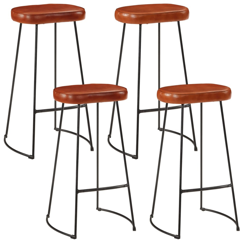 Set De Bar, 5 Piese, Lemn Masiv De Mango Brut Și Metal