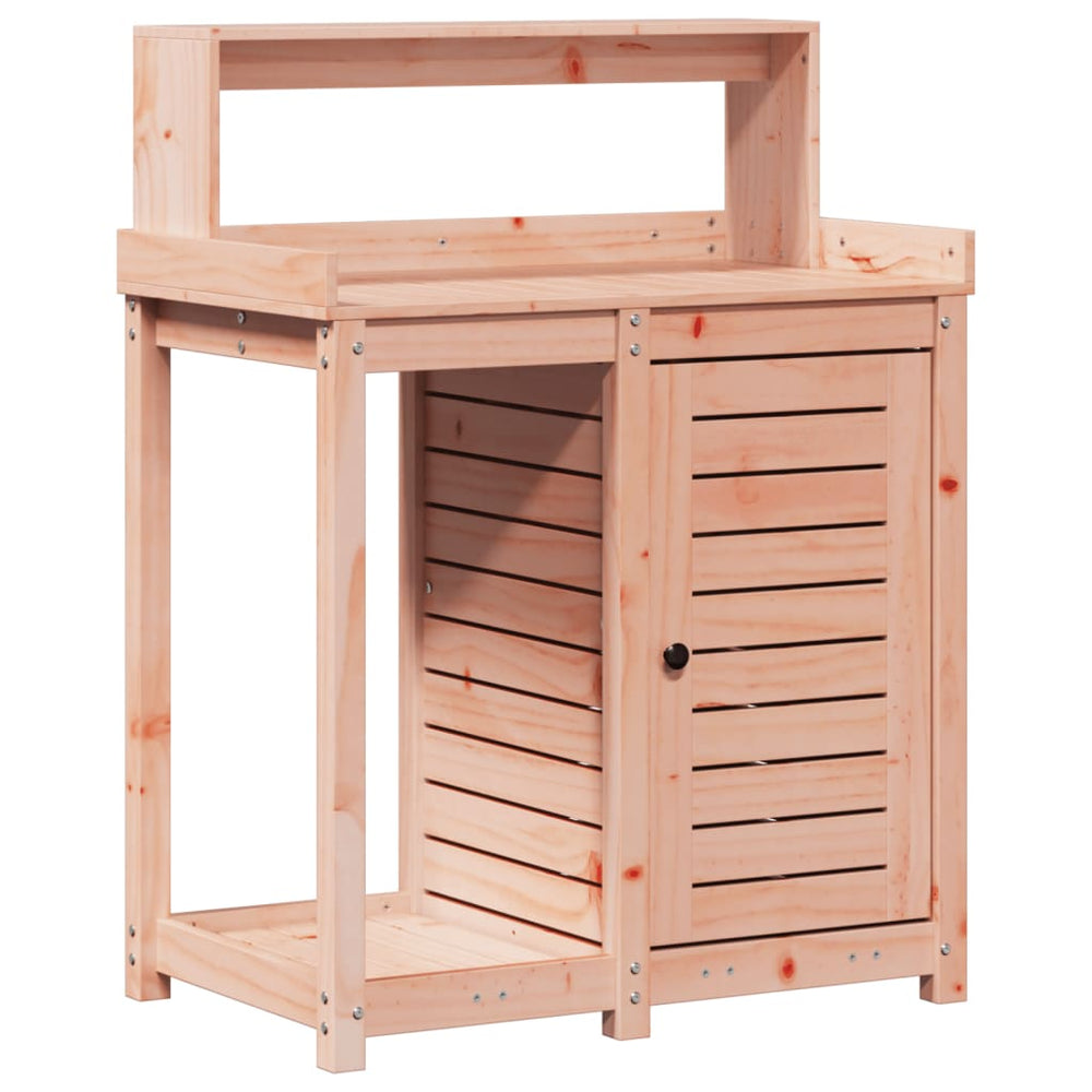 Masă De Plantare Cu Rafturi 82,5X50X109,5 Cm Lemn Masiv Douglas