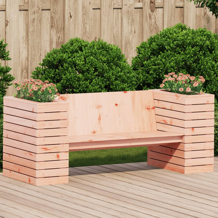 Banchetă Cu Jardiniere, 167,5X60X65 Cm, Lemn Masiv De Pin