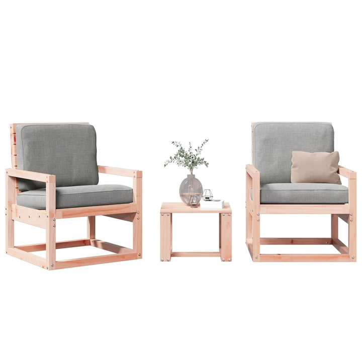 Set Mobilier De Grădină, 3 Piese, Lemn Masiv De Pin