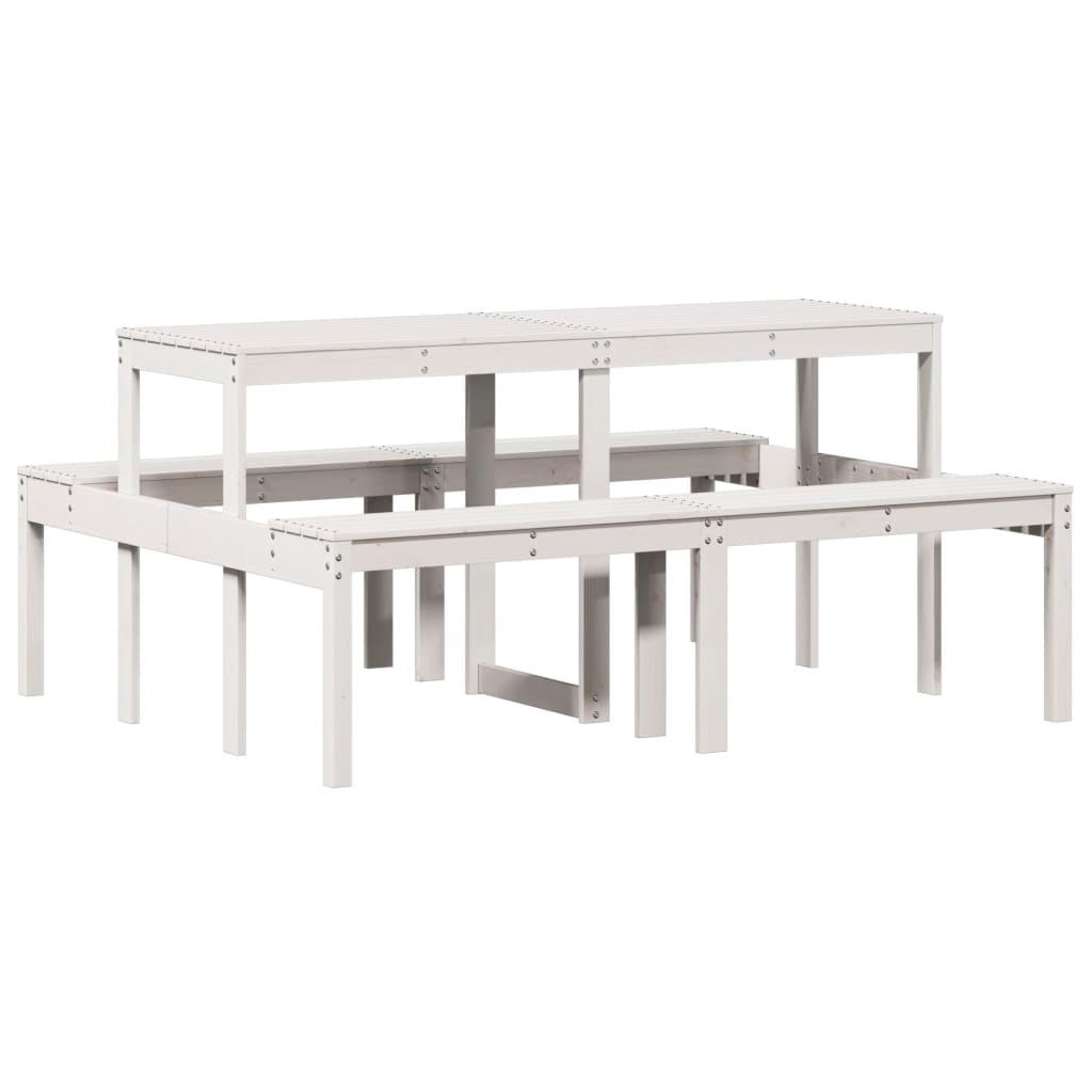 Masă De Picnic, , , Lemn Masiv De Pin