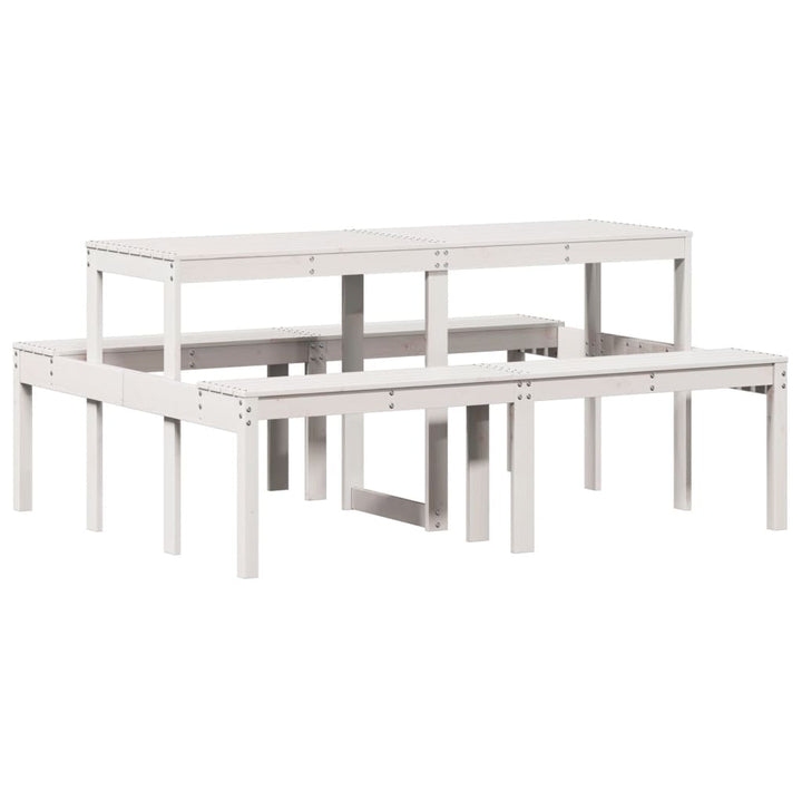 Masă De Picnic, , , Lemn Masiv De Pin