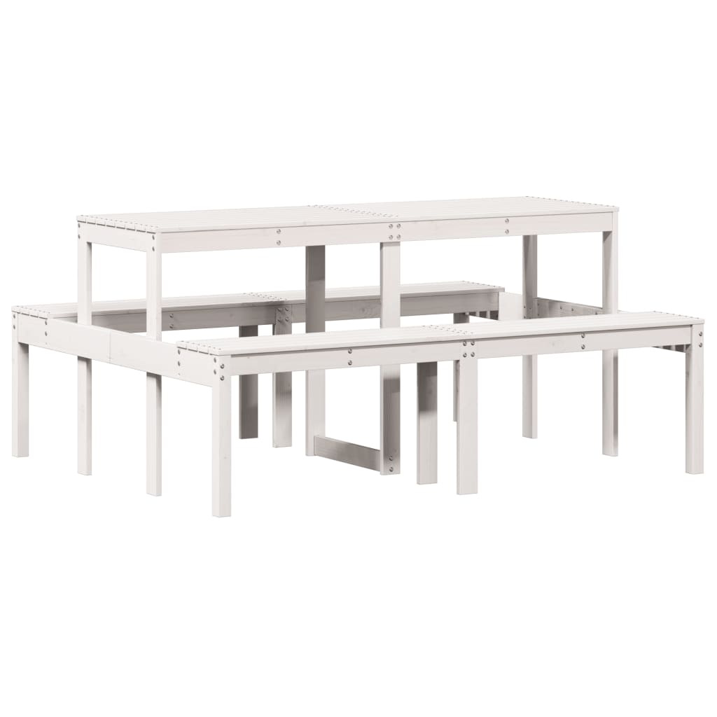 Masă De Picnic, , , Lemn Masiv De Pin