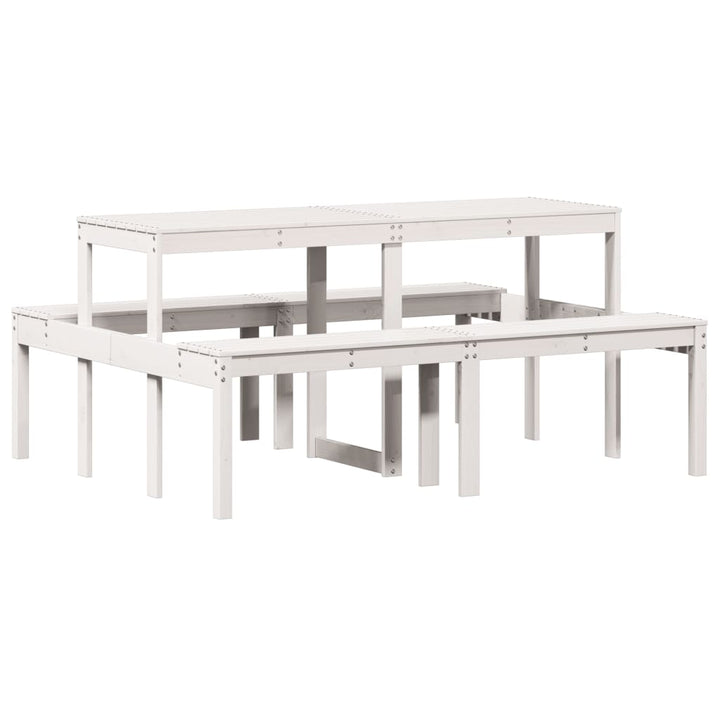 Masă De Picnic, , , Lemn Masiv De Pin
