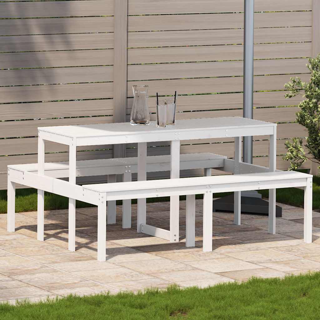 Masă De Picnic, , , Lemn Masiv De Pin
