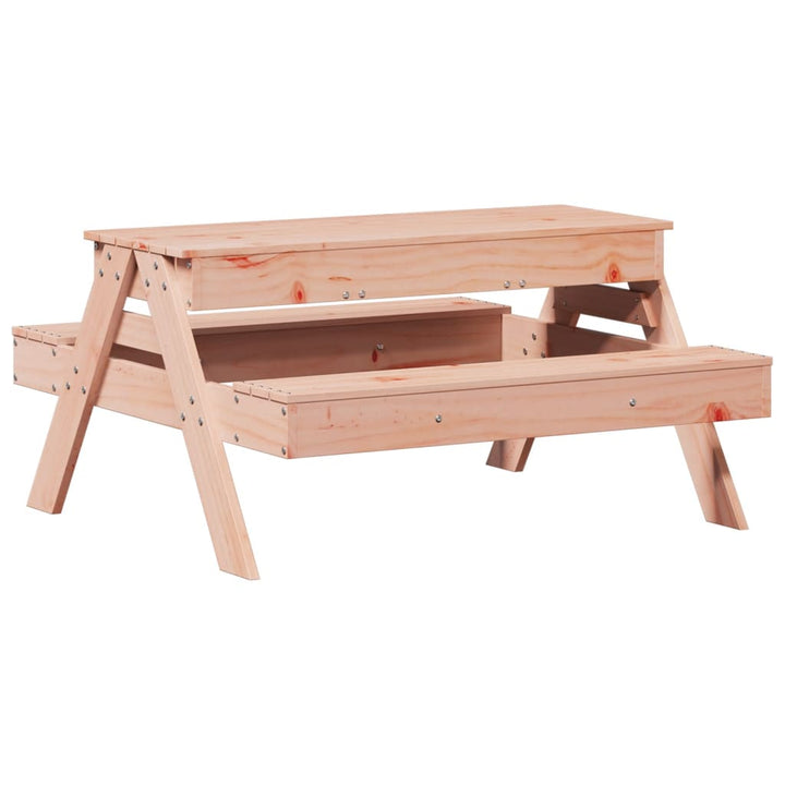 Masă Picnic Cu Groapă De Nisip Pentru Copii, Lemn Masiv Douglas