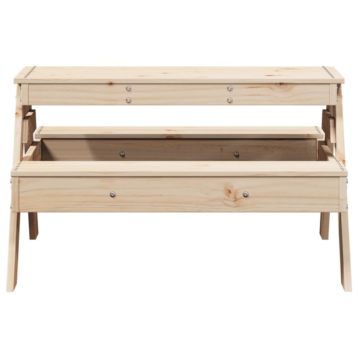 Masă De Picnic Pentru Copii, 88X97X52 Cm, Lemn Masiv De Pin