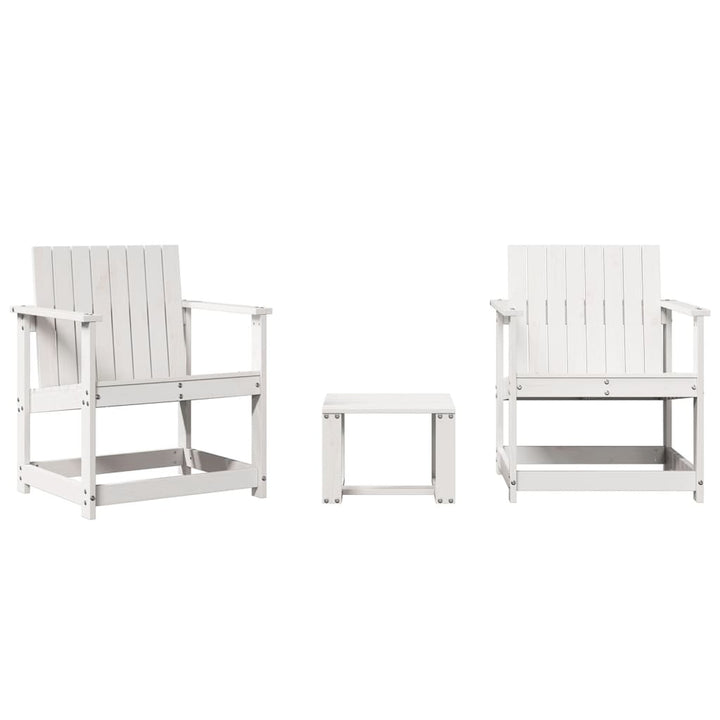 Set Mobilier De Grădină, 3 Piese, , Lemn Masiv De Pin