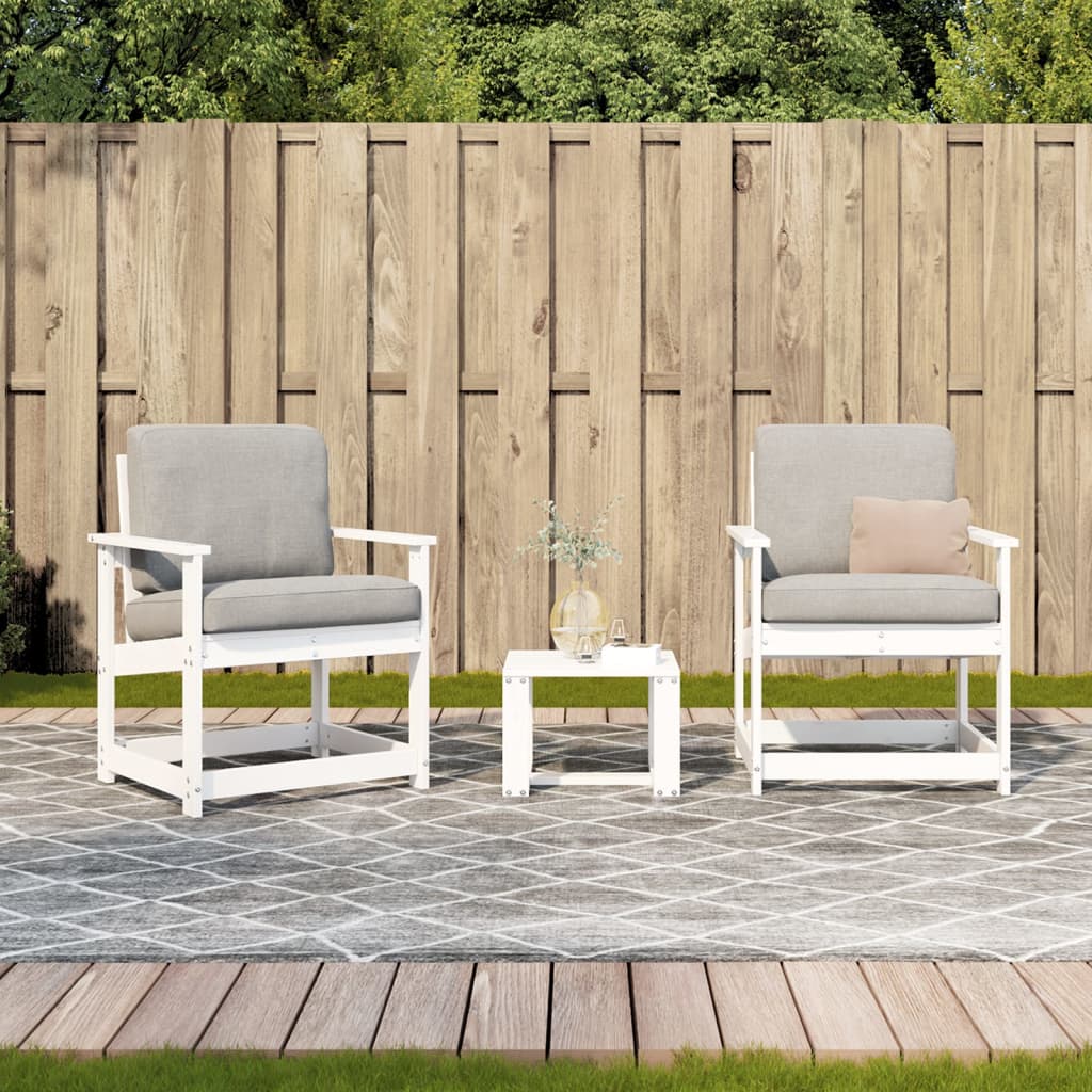 Set Mobilier De Grădină, 3 Piese, , Lemn Masiv De Pin
