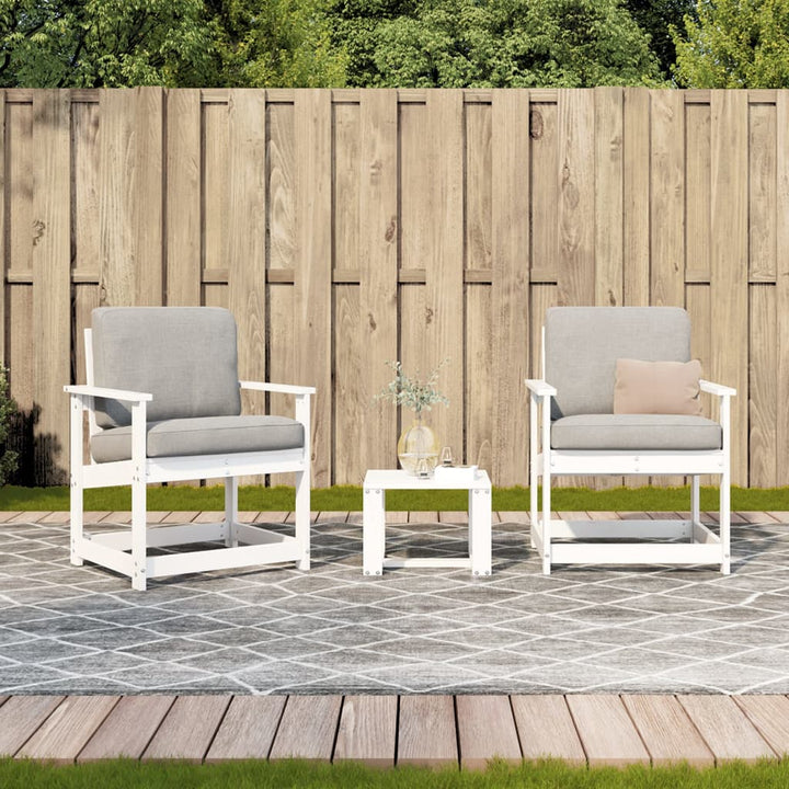 Set Mobilier De Grădină, 3 Piese, , Lemn Masiv De Pin
