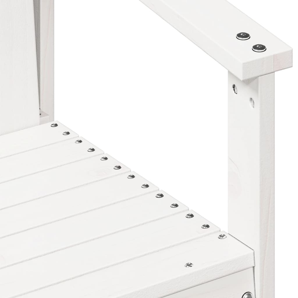 Set Mobilier De Grădină, 3 Piese, , Lemn Masiv De Pin