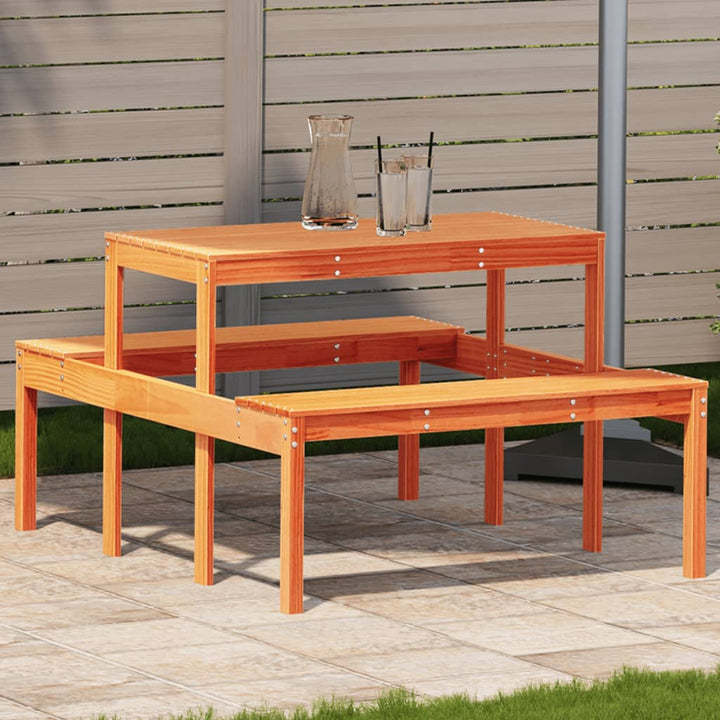 Masă De Picnic, , , Lemn Masiv De Pin