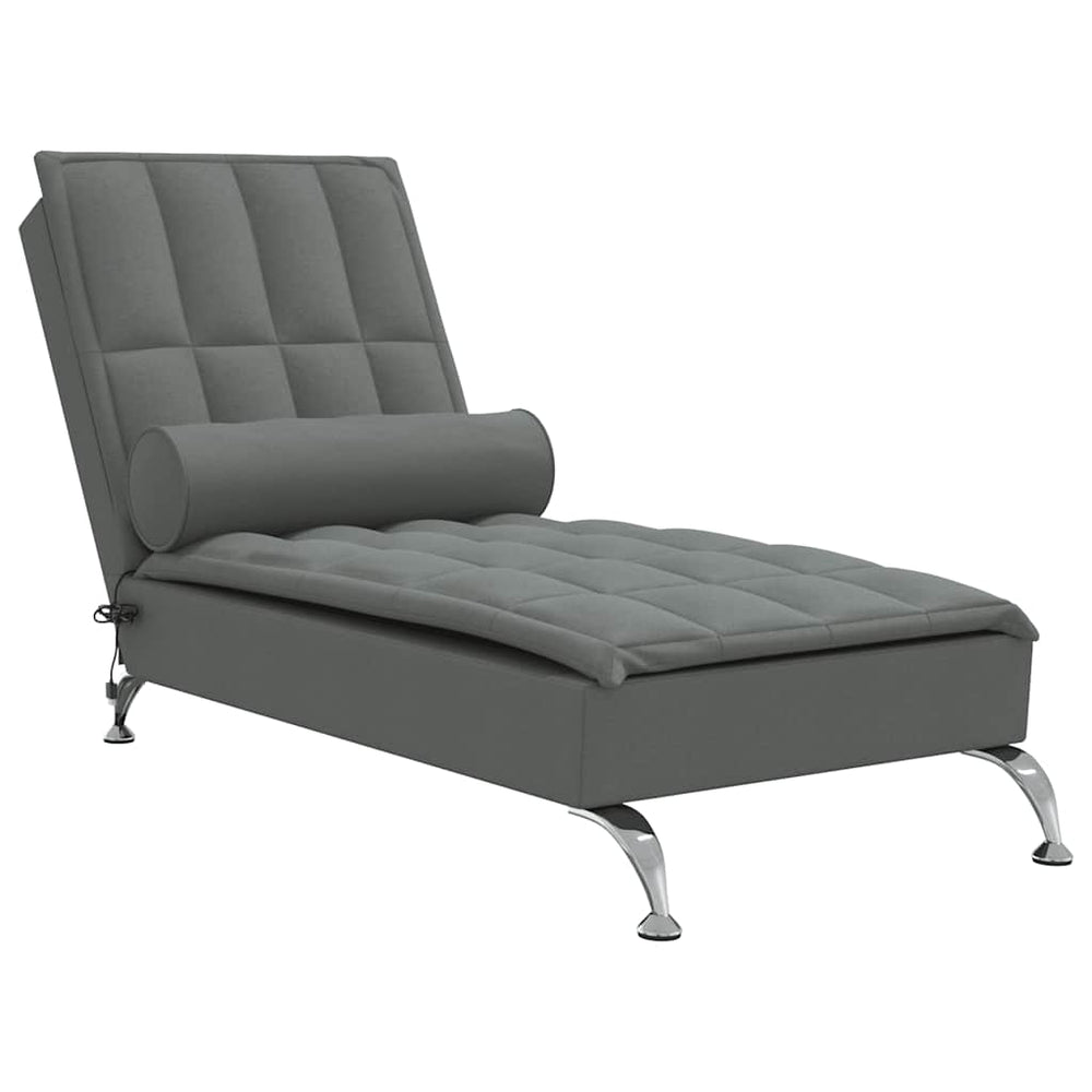 Șezlong De Masaj Cu Sprijin, , Material Textil