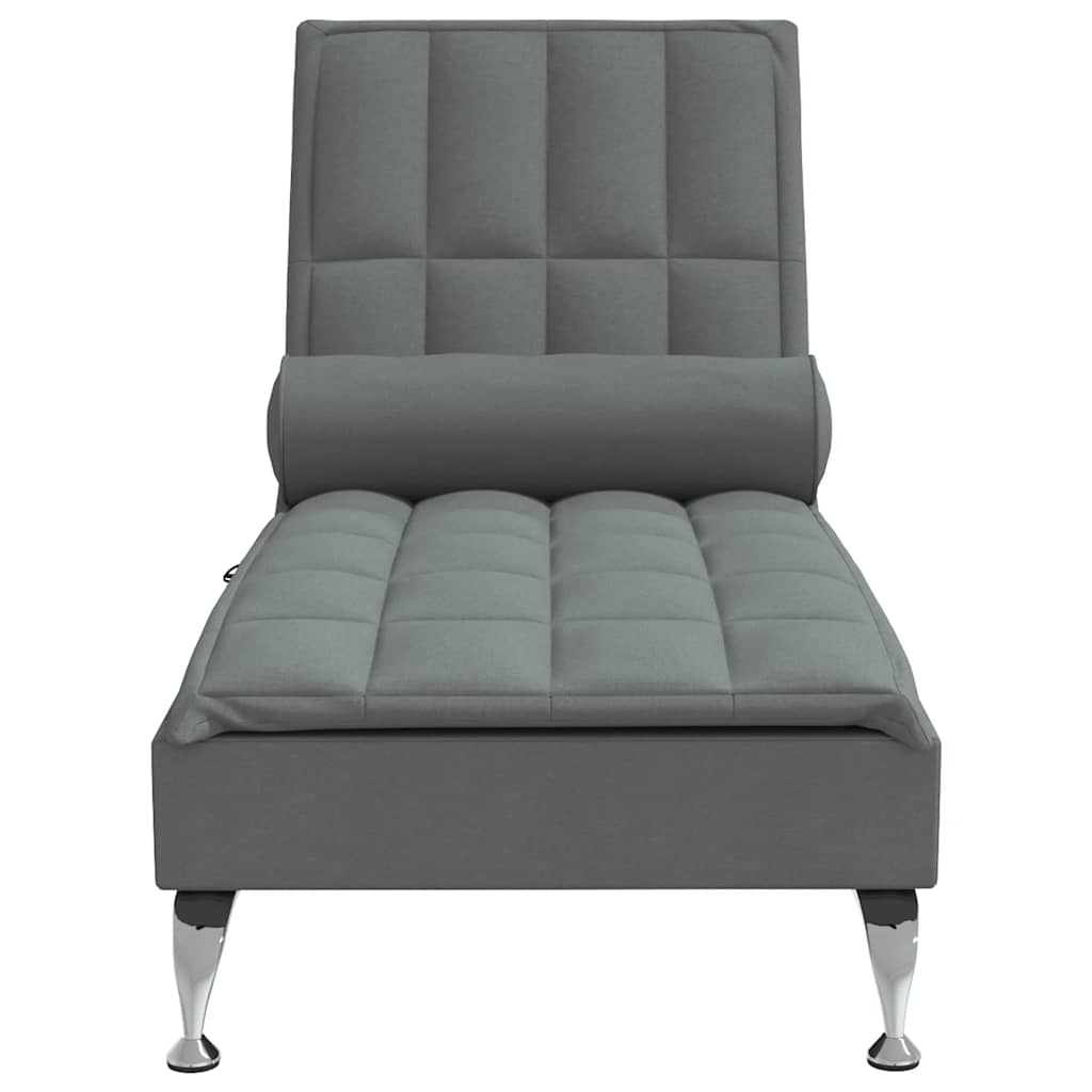 Șezlong De Masaj Cu Sprijin, , Material Textil
