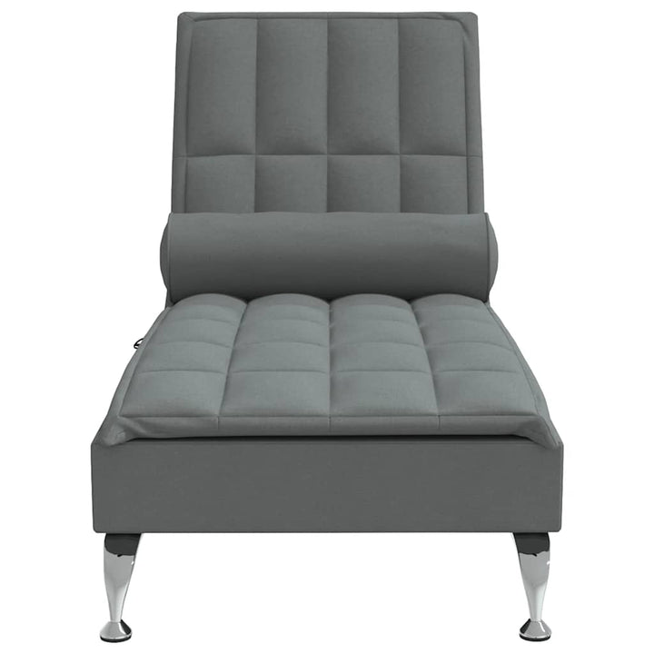 Șezlong De Masaj Cu Sprijin, , Material Textil