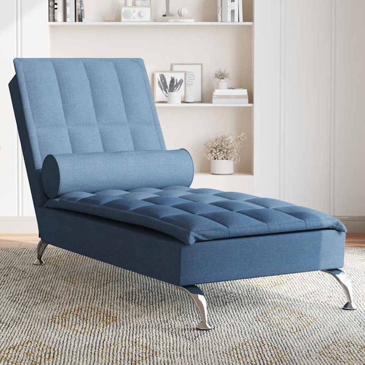 Șezlong De Masaj Cu Sprijin, , Material Textil